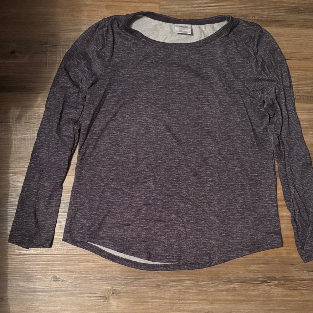 Charcoal Long Sleeve Women's Top